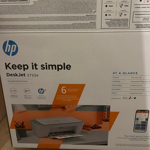 Hp printer  Des jet 2722e