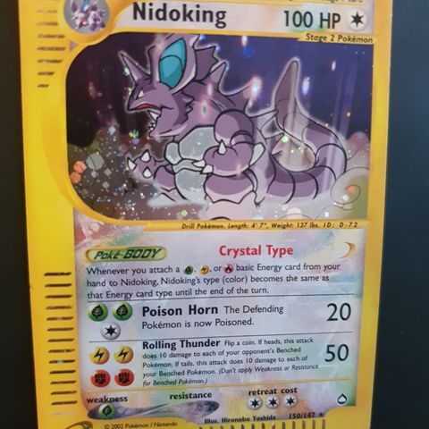 Nidoking Crystal 150/147