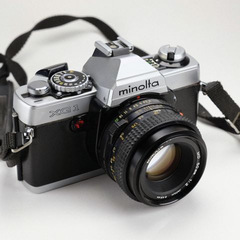 Minolta XG1 med 50mm f/2 - Analog speilrefleks
