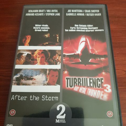 After the storm og Turrulence 3 ( thriller filmer)