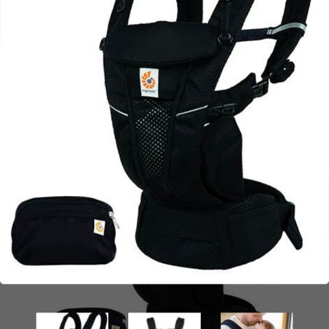 Ergobaby Omni Breeze Bæresele, Onyx black