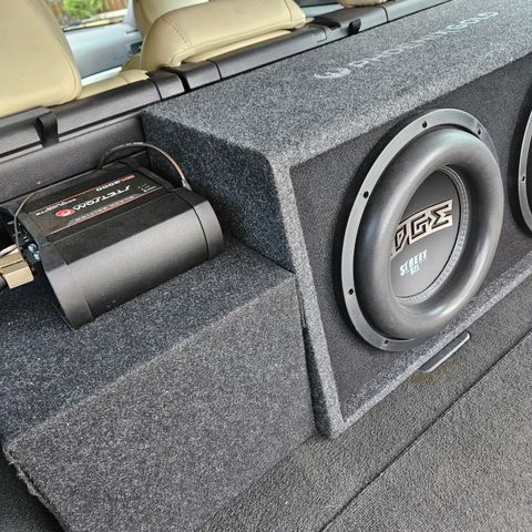 Edge/Stetsom Spl 3000W RMS 9000W peak basspakke/Subwoofer