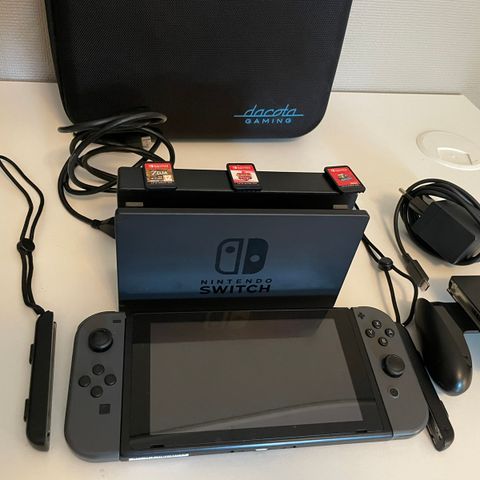 Nintendo switch + utstyr