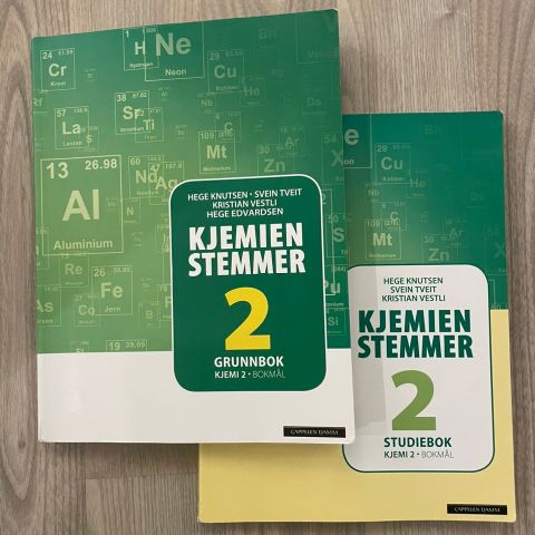 Kjemien stemmer 2 grunnbok + studiebok