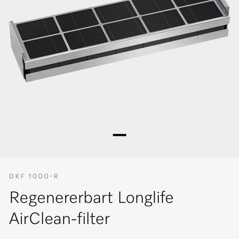 Uåpnet kullfilter til Miele Ventilator