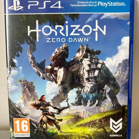 PlayStation 4 spill: Horizon Zero Dawn