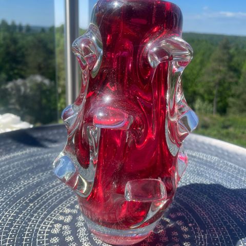 Tung vintage glass / krystall vase