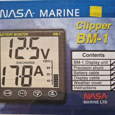 Clipper BM-1 Batterimonitor