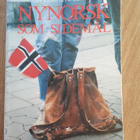 NYNORSK SOM SIDEMÅL. Bok.