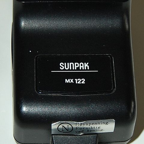 Vintage Sunpak MX 122 blits