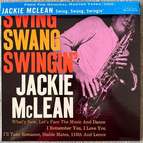 Jackie McLean - Swing Swang Swingin' (Jazz, Mono, Blue Note - DBLP-009 BLP 4024)