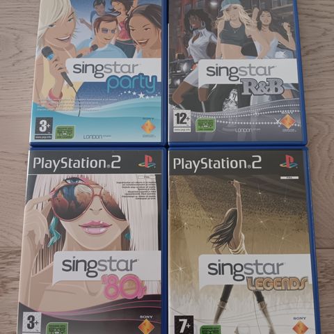 Singstar spill til Playstation 2