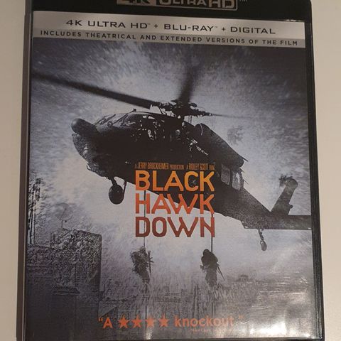 Black Hawk Down 4k UHD/Blu-Ray