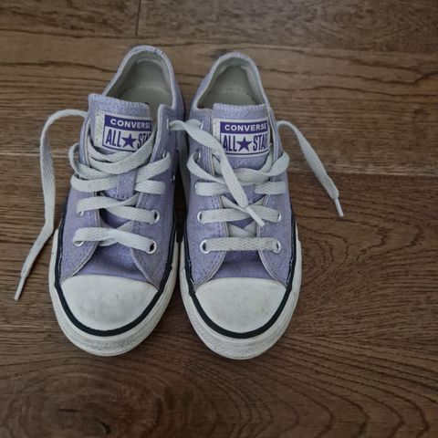 All  Star 🪻 Converse, lilla farge,  str. 30