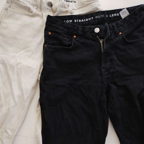 Jeans x 2 størrelse 26/32