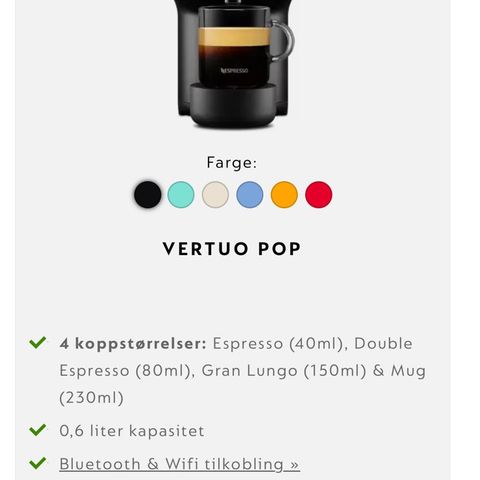 Vertuo Pop -black