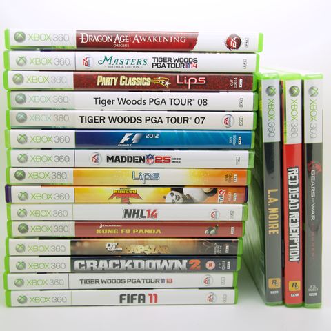 Samling Xbox 360 spill selges