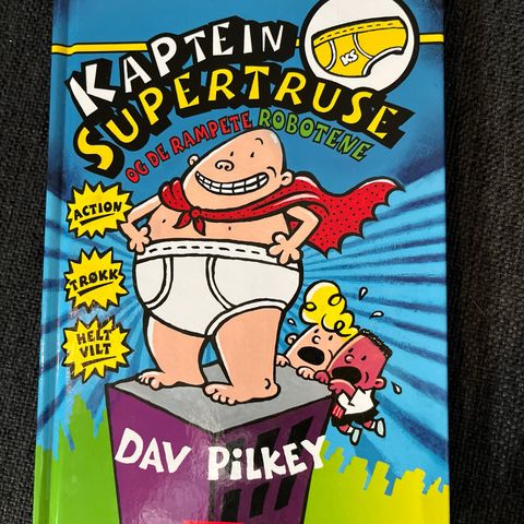 Kaptein Supertruse- første bok i serien