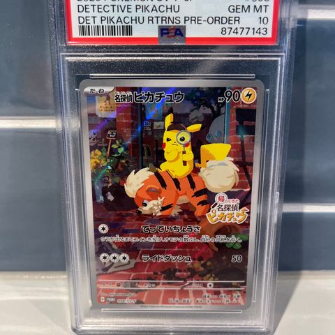 Pokémon Detective Pikachu PSA 10 Gem Mint