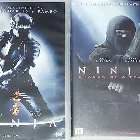 2 DVD.NINJA 1 &2.