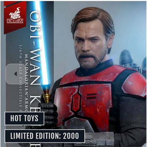 Hot Toys exclusive Star Wars TMS126 Obi-Wan Kenobi Mandalorian armor 1:6 figur