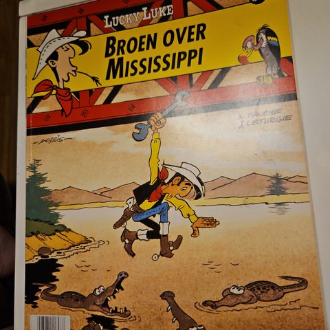 Lucky Luke 60 Broen over Mississippi