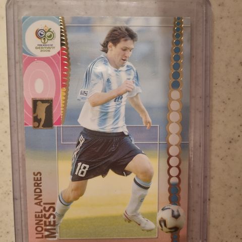 Lionel Messi Panini World Cup 2006