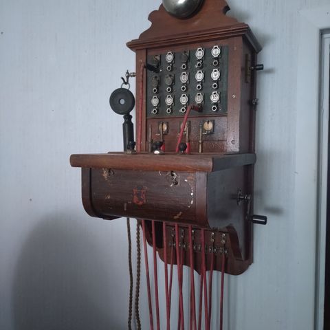 Antikk Telefon sentral ca 1910