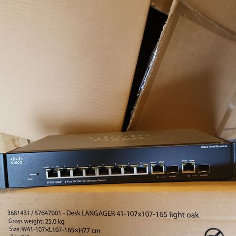 Cisco SF302-08MP 8Port poe switch