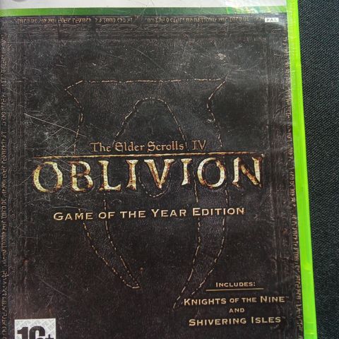 Xbox 360 Oblivion The elder Scrolls IV spill selges