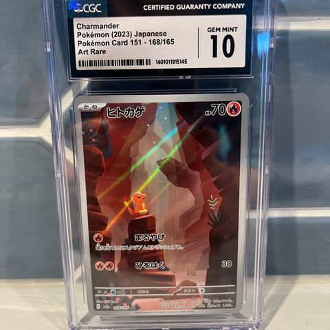 Pokémon Charmander CGC 10 Gem Mint