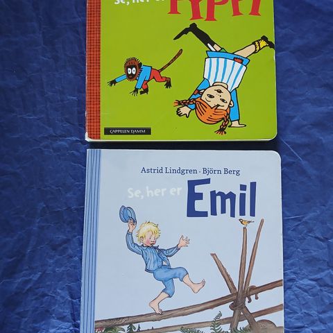 Pippi og Emil: kartonerte bildebøker