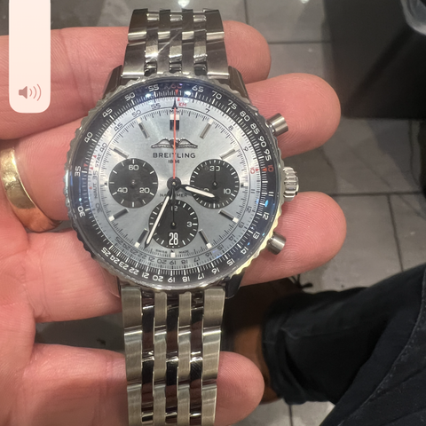 Breitling navitimer 43 blue ice