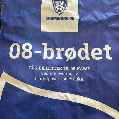 2 stk billetter Sarpsborg 08-kamp