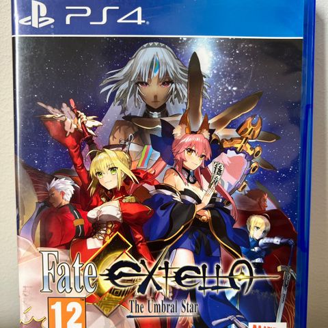 PlayStation 4 spill: Fate/Extella: The Umbral Star