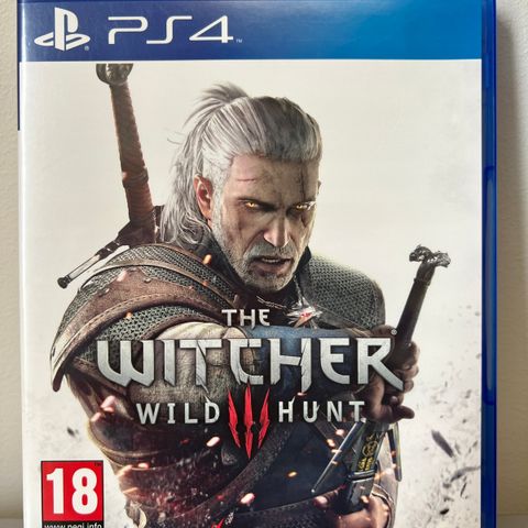 PlayStation 4 spill: The Witcher 3 Wild Hunt