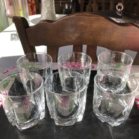 Whisky glass 6 stk selges samlet