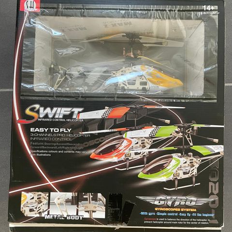 Nytt Swift mini helikopter med gyro