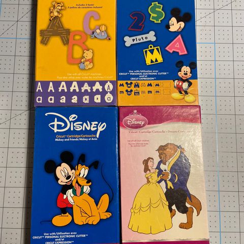 Disney Cricut kassetter