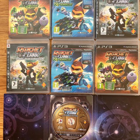 ps3 spill RATCHET & CLANK barn