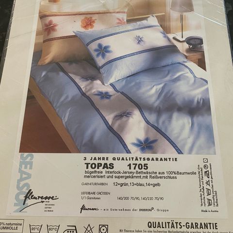 Nytt sengesett fra Fleuresse( sveitsisk)