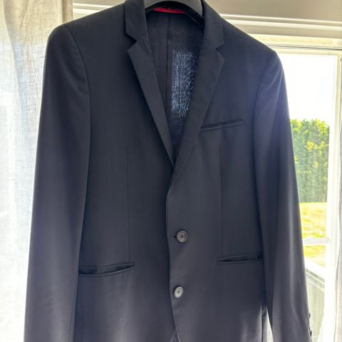 Mørkblå Hugo Boss Dressjakke / Blazer til salgs