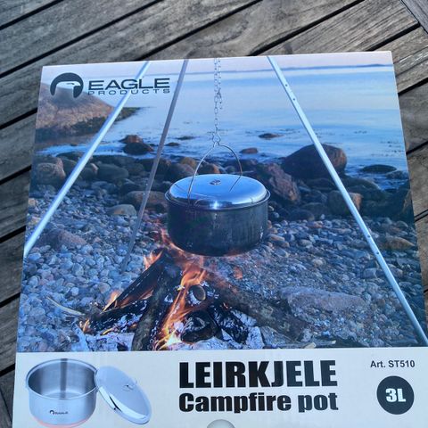 Ubrukt kaffekjele/bålkjele 3l