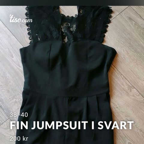 Jumpsuit svart