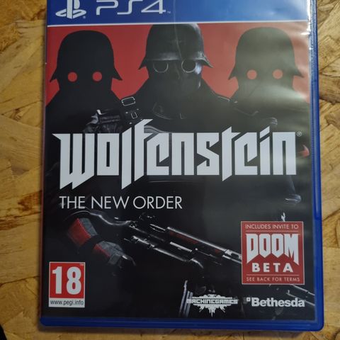 Strøkent PS4 Wolfenstein The New Order