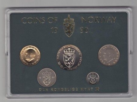 Coins of Norway: 1981-93: 40/sett