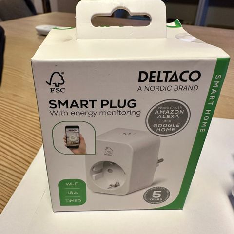 4stk. Deltaco smart plug