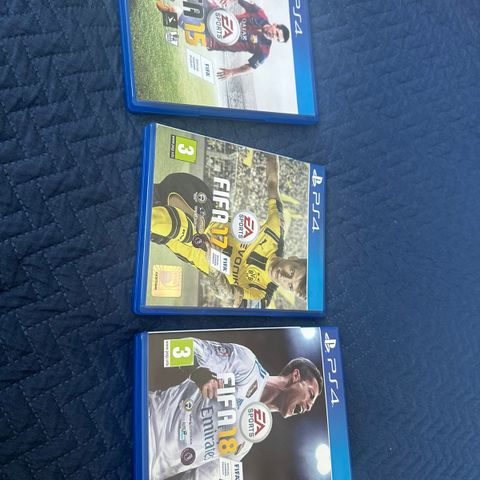 PS 4 spill Fifa 15,17,18