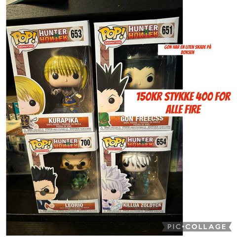 12 Anime funko-pop