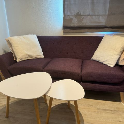 Lilla sofa til salgs